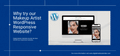 Why try our Makeup Artist WordPress Responsive Website?
