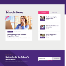 Language School WordPress Responsive Website