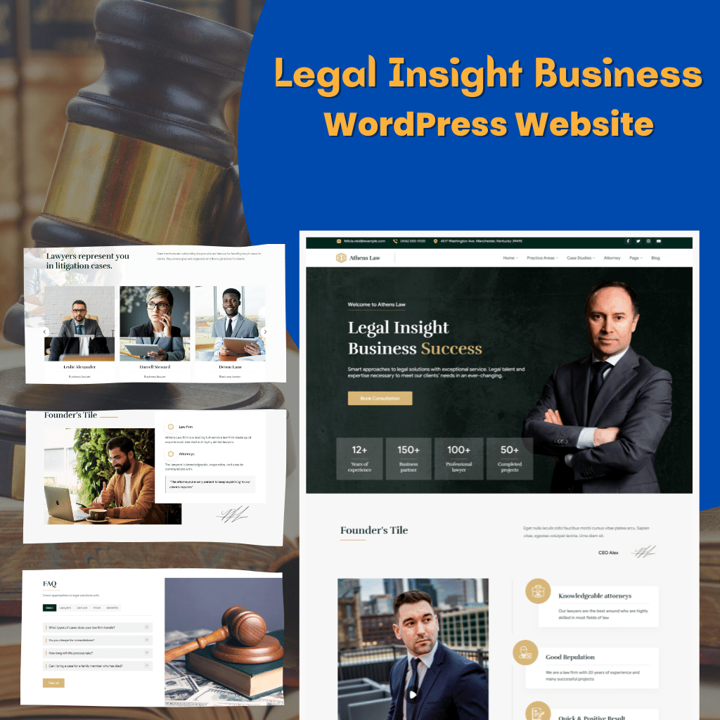 Legal Insight Business WordPress Responsive Website
