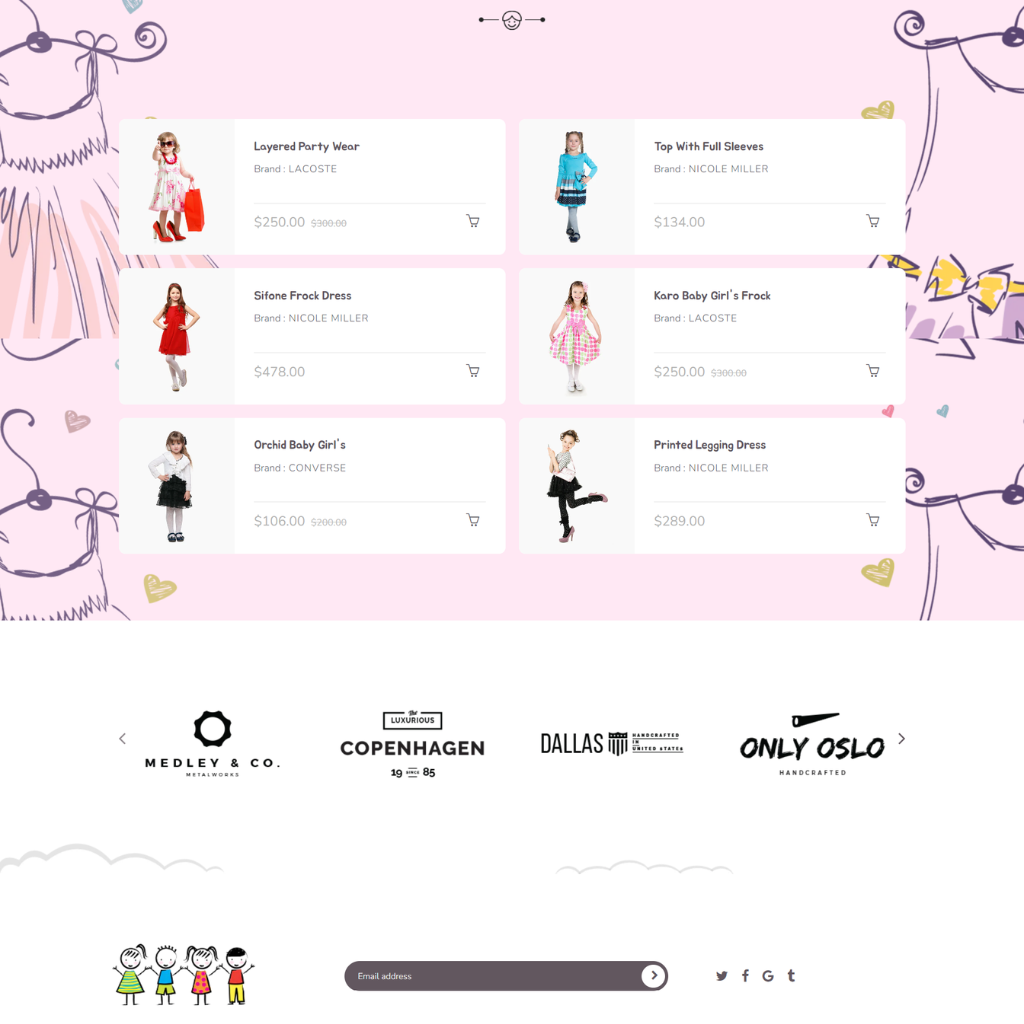 Kids Fashion Shopify Shopping Website