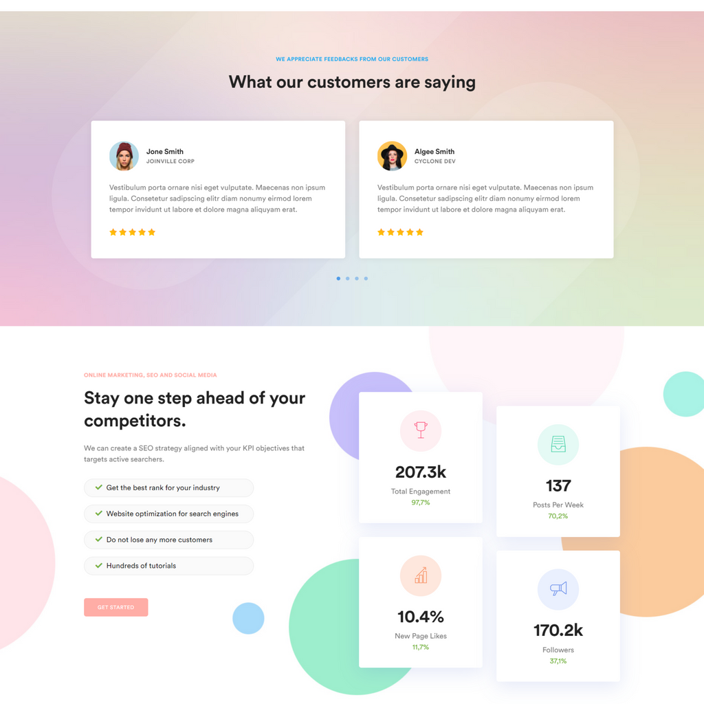 Pre-made Beautiful and Unique Designs WordPress Responsive Website