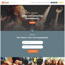 Planet Shakers WordPress Responsive Website