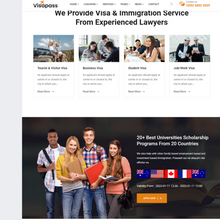 Immigration and Visa Consulting WordPress Responsive Website