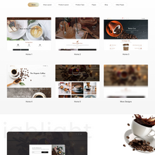 Coffee, Tea & Cake Shopify Shopping Website