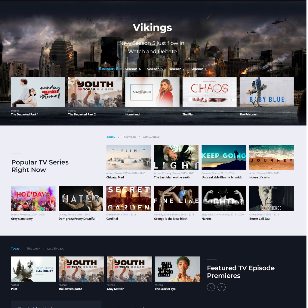 Videos WordPress Responsive Website