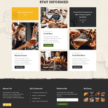 Craft Beer WordPress Responsive Website