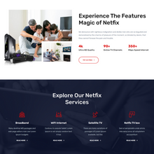 Broadband & Internet Services WordPress Responsive Website