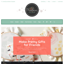 Cute & Colorful Blog WordPress Responsive Website