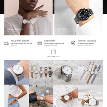 Minimal & Clean Watch Store Shopify Shopping Website