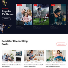 Broadband & Internet Services WordPress Responsive Website