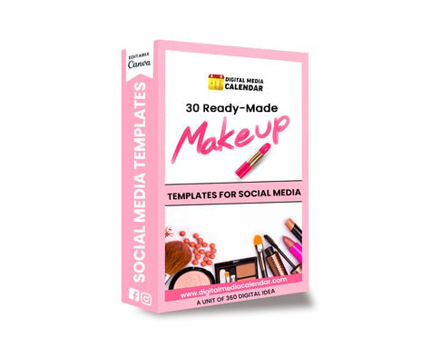 30 Ultimate Makeup Social Media Posts Canva Templates