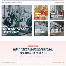 Workout WordPress Responsive Website