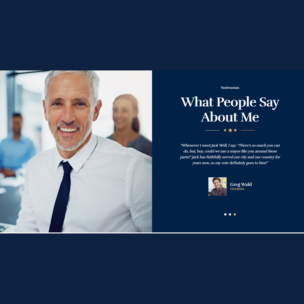 Trendy Political WordPress Responsive Website