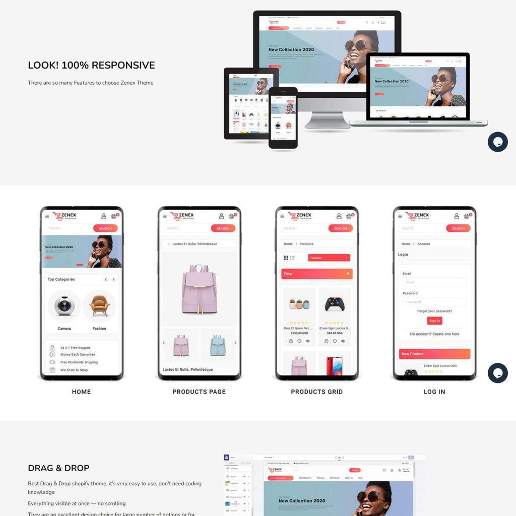 Multipurpose E-commerce Shop Shopify Shopping Website