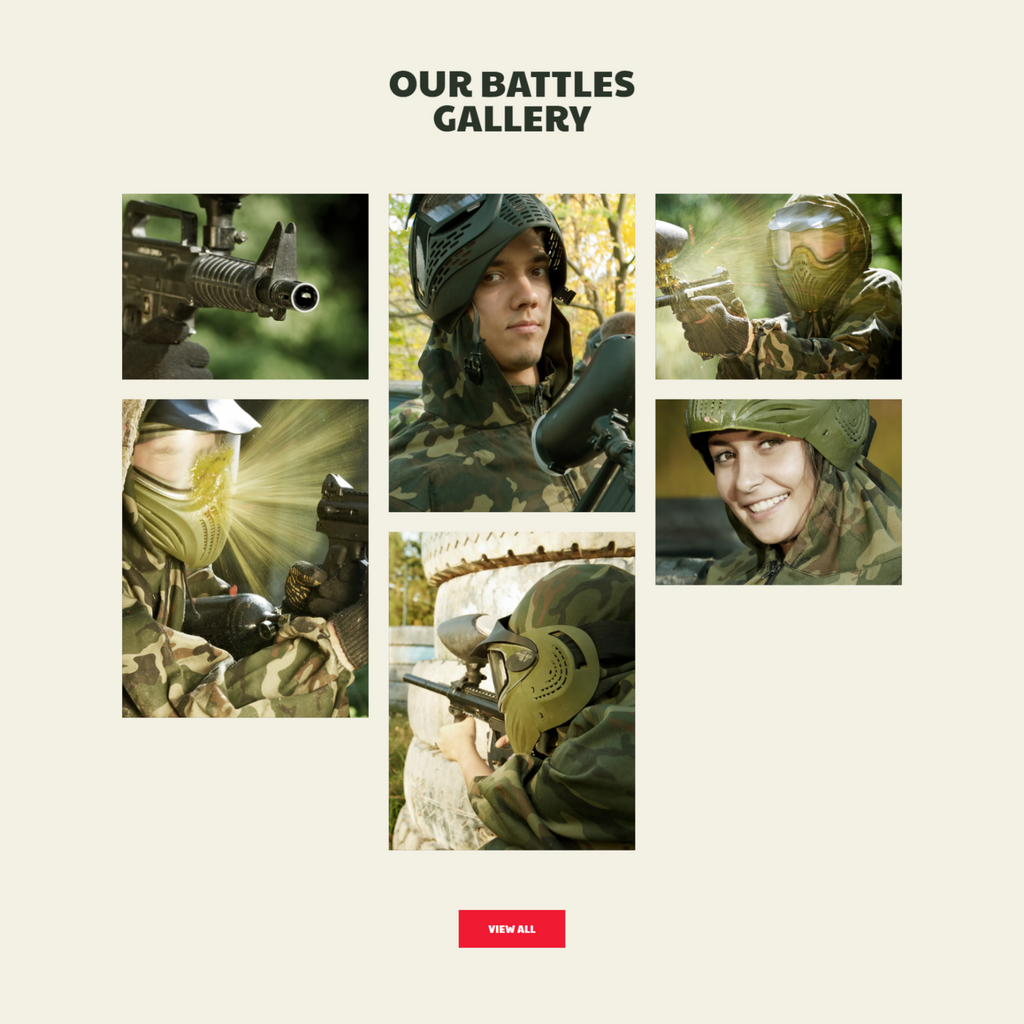 Airsoft Club & Paintball WordPress Responsive Website