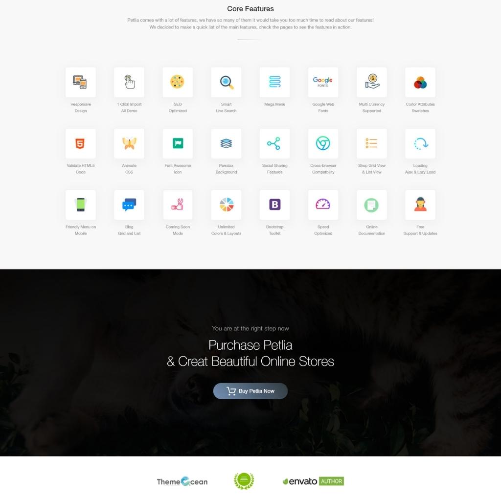 Pet Shop & Pet Accessories Responsive Shopify Shopping Website