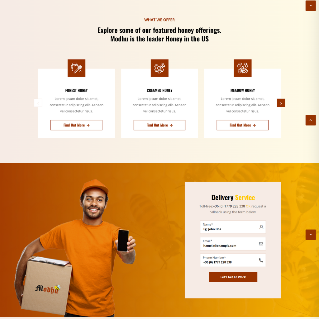 Beekeeping & Honey WordPress Responsive Website