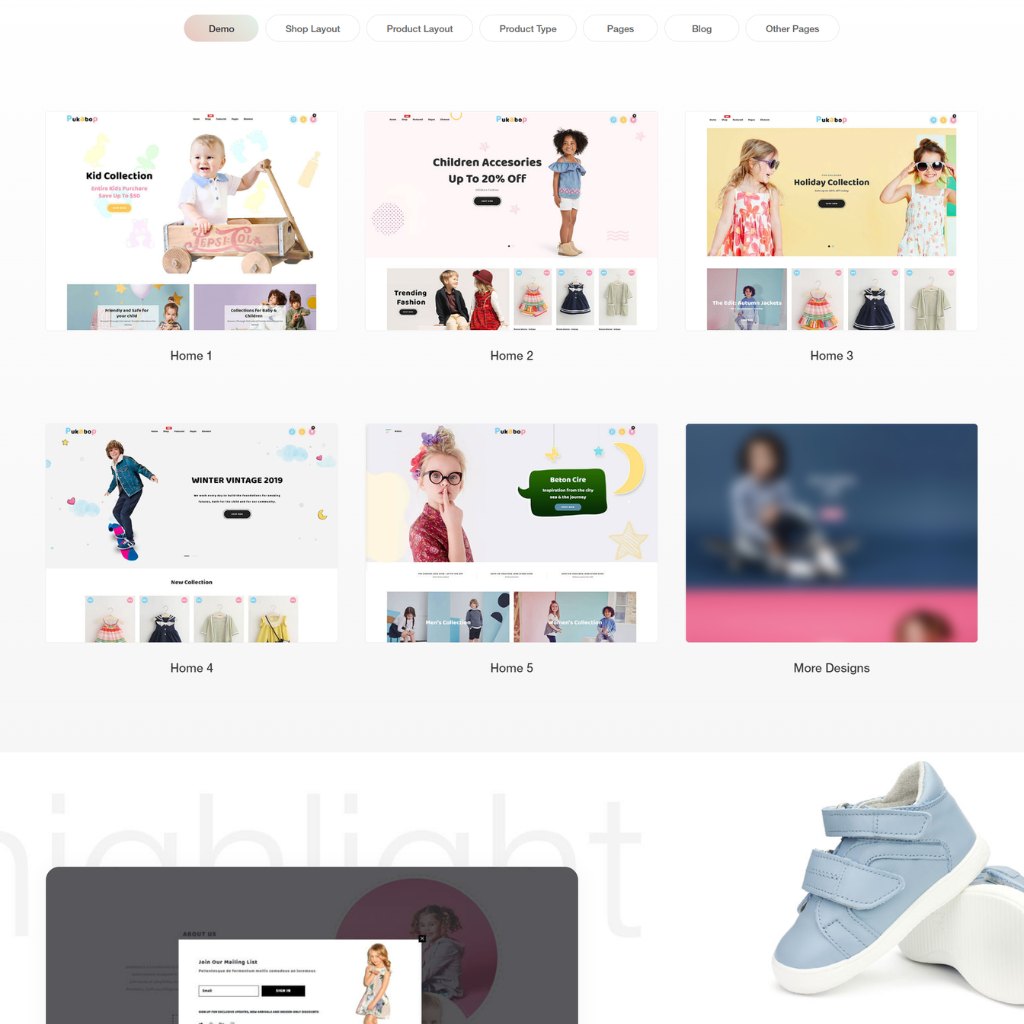 Kids Store and Baby Shop Shopify Shopping Website