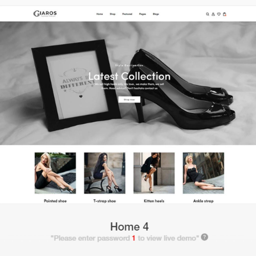 Footwear Premium Responsive Store Shopify Shopping Website