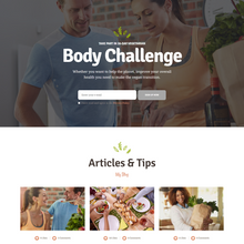 Vegetarian Life Coach WordPress Responsive Website