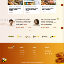 Beekeeping & Honey WordPress Responsive Website