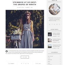 Elegant Blogging WordPress Responsive Website