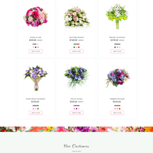 Flower Bouquet Shopify Shopping Website