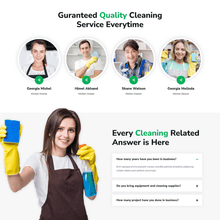 Cleaning Services WordPress Responsive Website