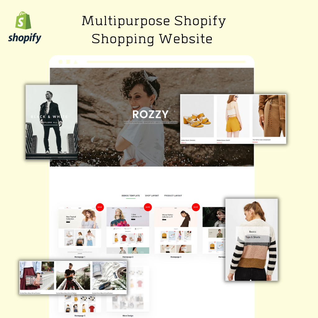 Multipurpose Shopify Shopping Website