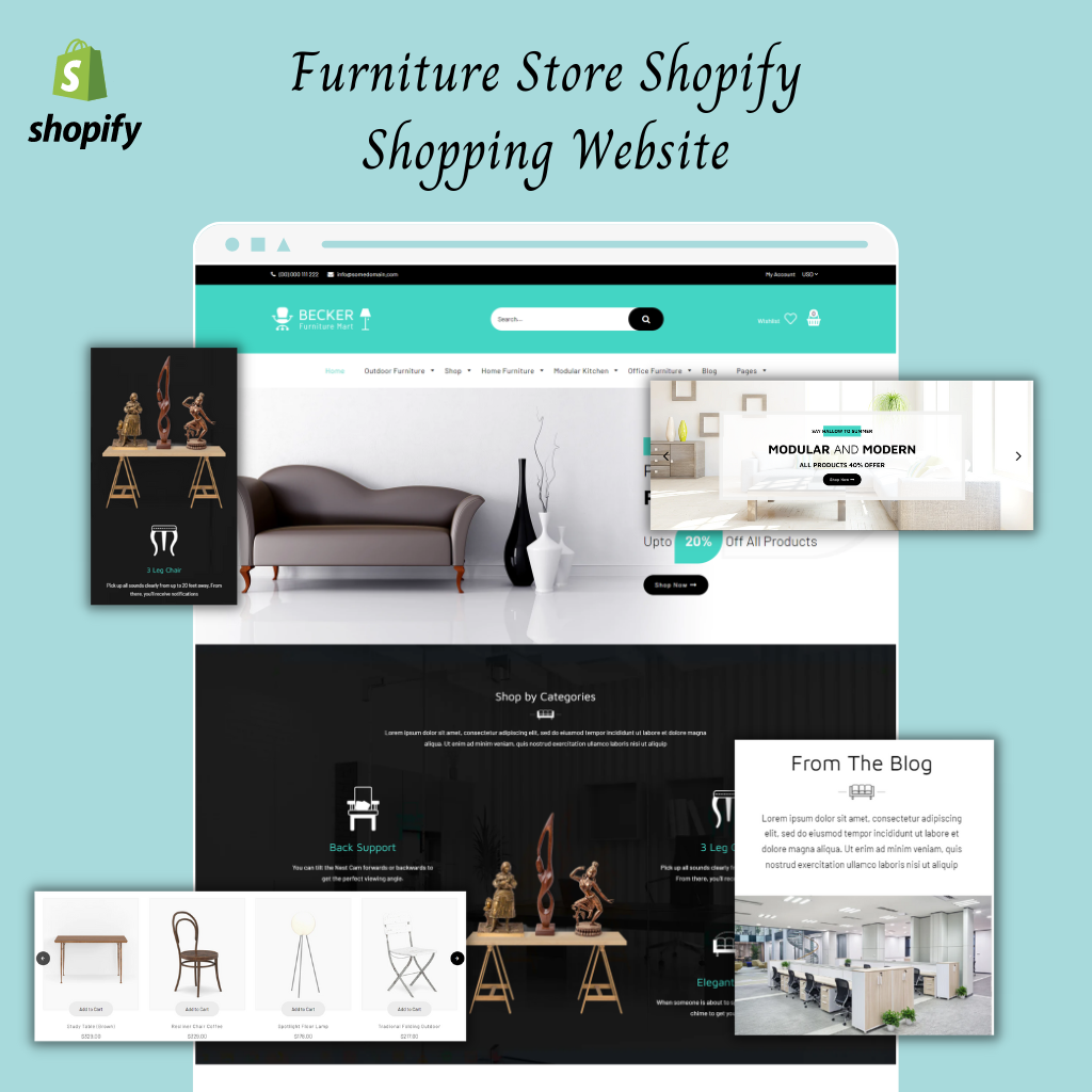 Furniture Store Shopify Shopping Website
