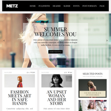 Editorial Magazine Blog WordPress Responsive Website