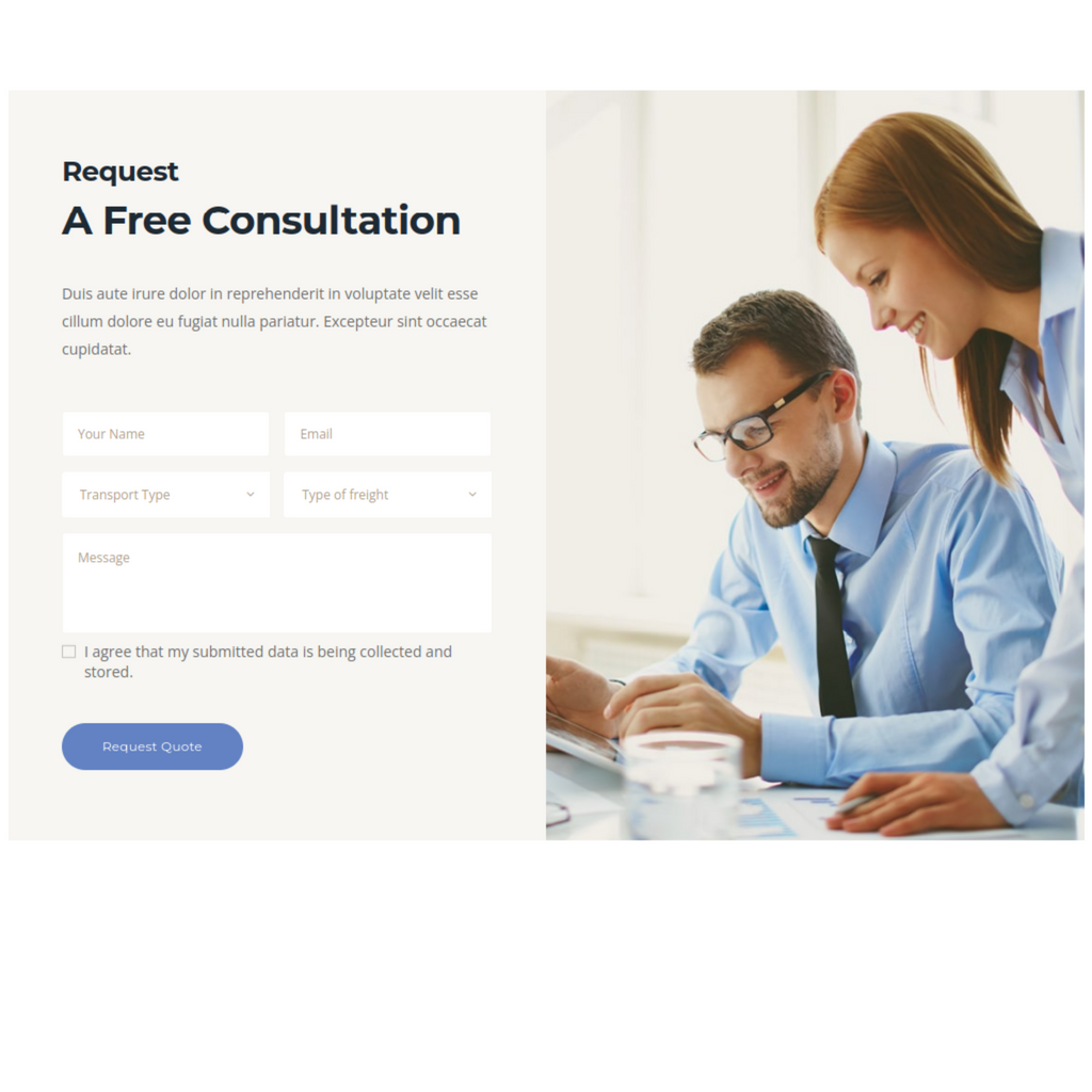 Logistics & Shipment Transportation WordPress Website