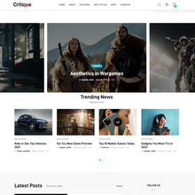 Magazine & Newspaper WordPress Responsive Website