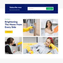 Cleaning Services WordPress Responsive Website