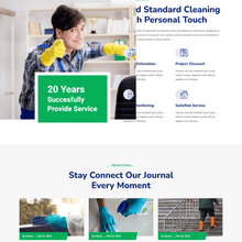 Cleaning Services WordPress Responsive Website