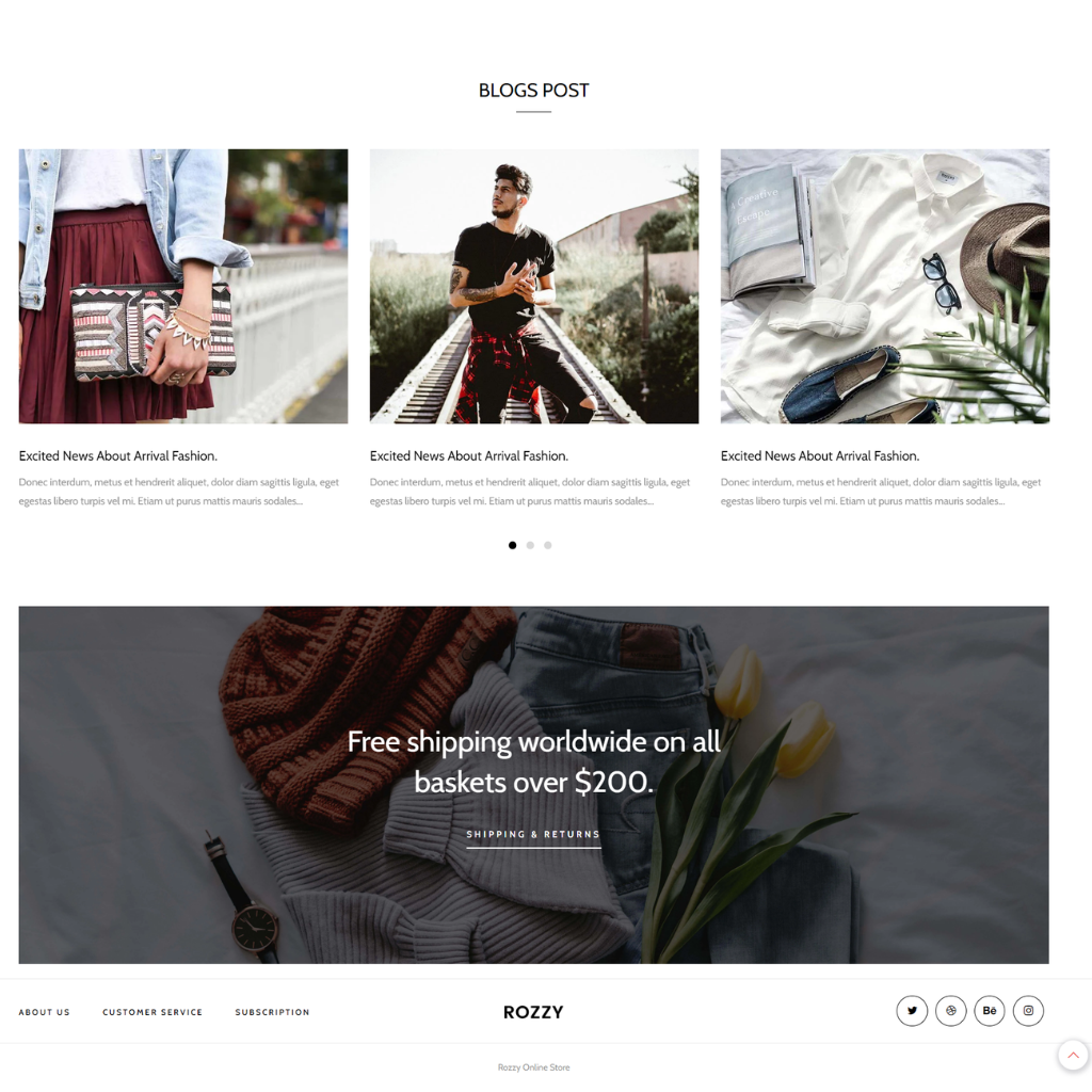 Multipurpose Shopify Shopping Website