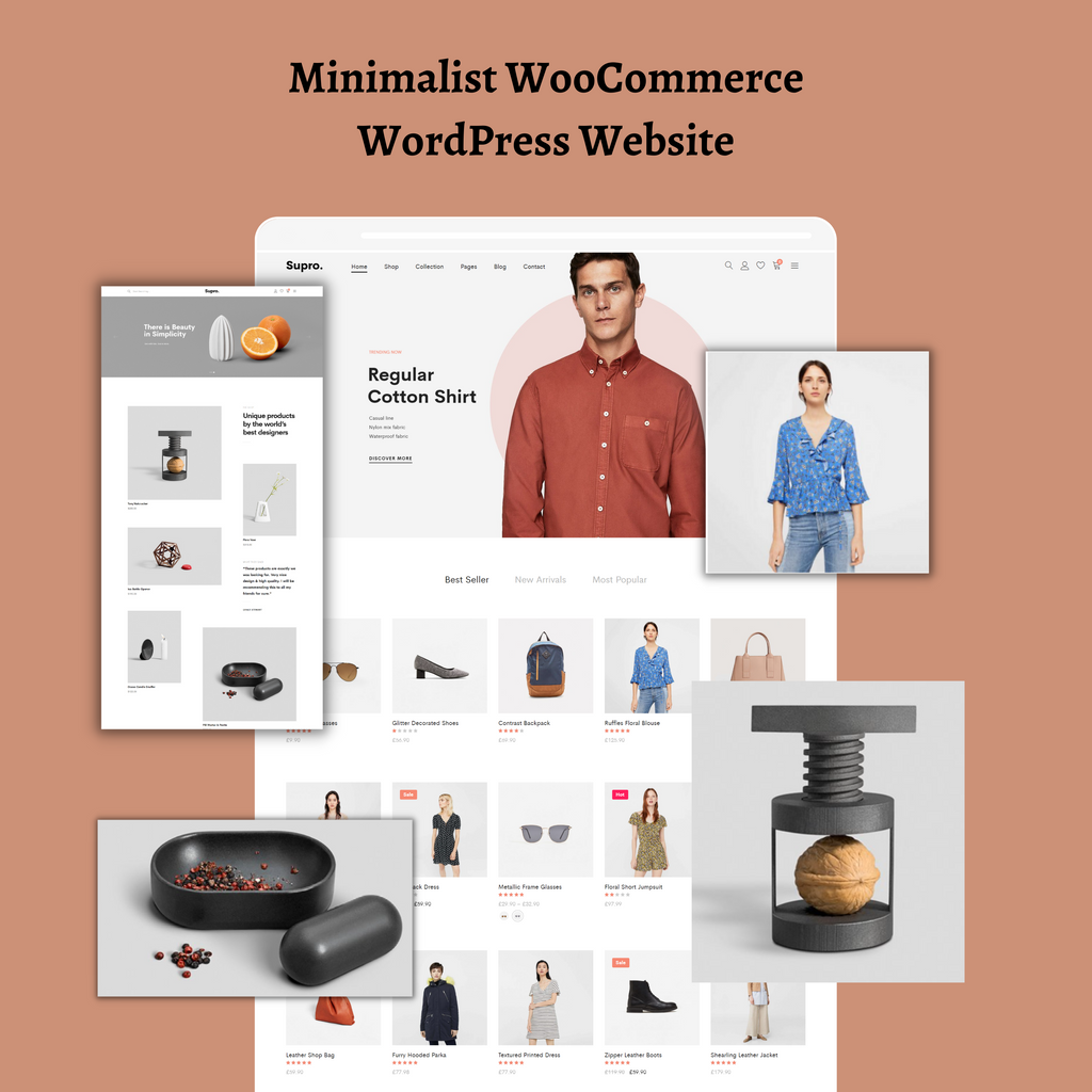 Minimalist WooCommerce WordPress Responsive Website