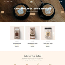 Coffee Shops & Cafés Shopify Shopping Website