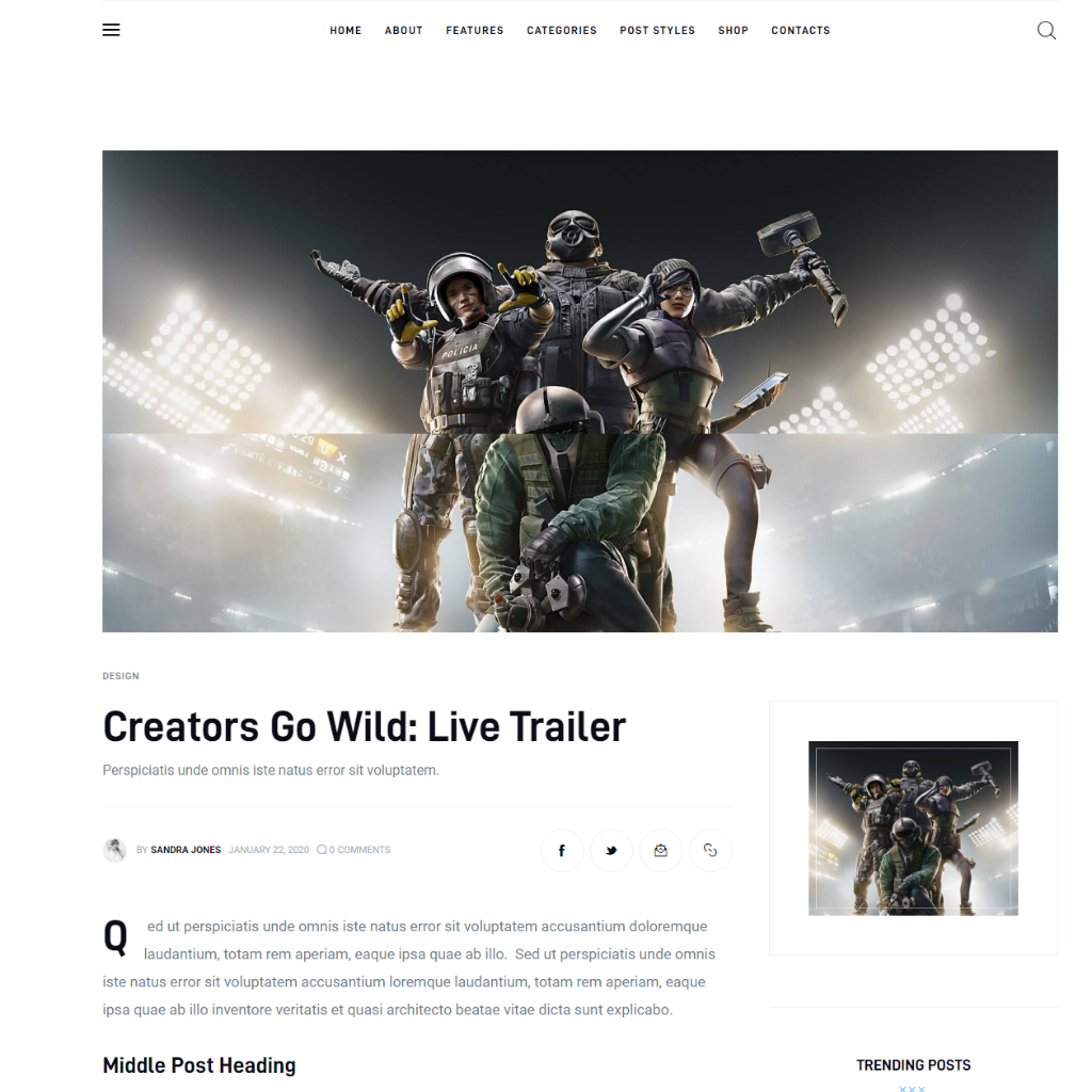 Magazine & Newspaper WordPress Responsive Website