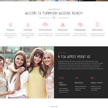 Wedding Event Planer WordPress Responsive Website