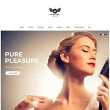 Music Label and Artists WordPress Responsive Website