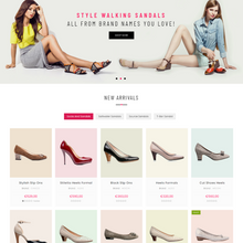 Fashion Shoes For Women Shopify Shopping Website