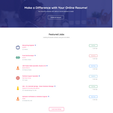 Career Opportunity WordPress Responsive Website
