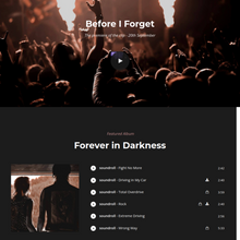 Music Label and Artists WordPress Responsive Website