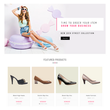Fashion Shoes For Women Shopify Shopping Website