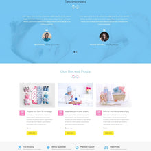 Infants & Baby Care Store Shopify Shopping Website