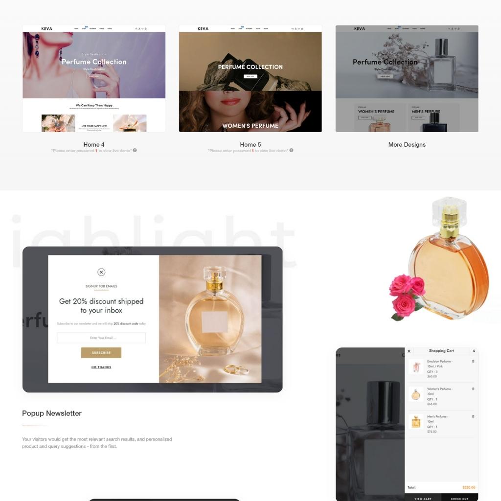 Perfume And Cosmetics Store Shopify Shopping Website