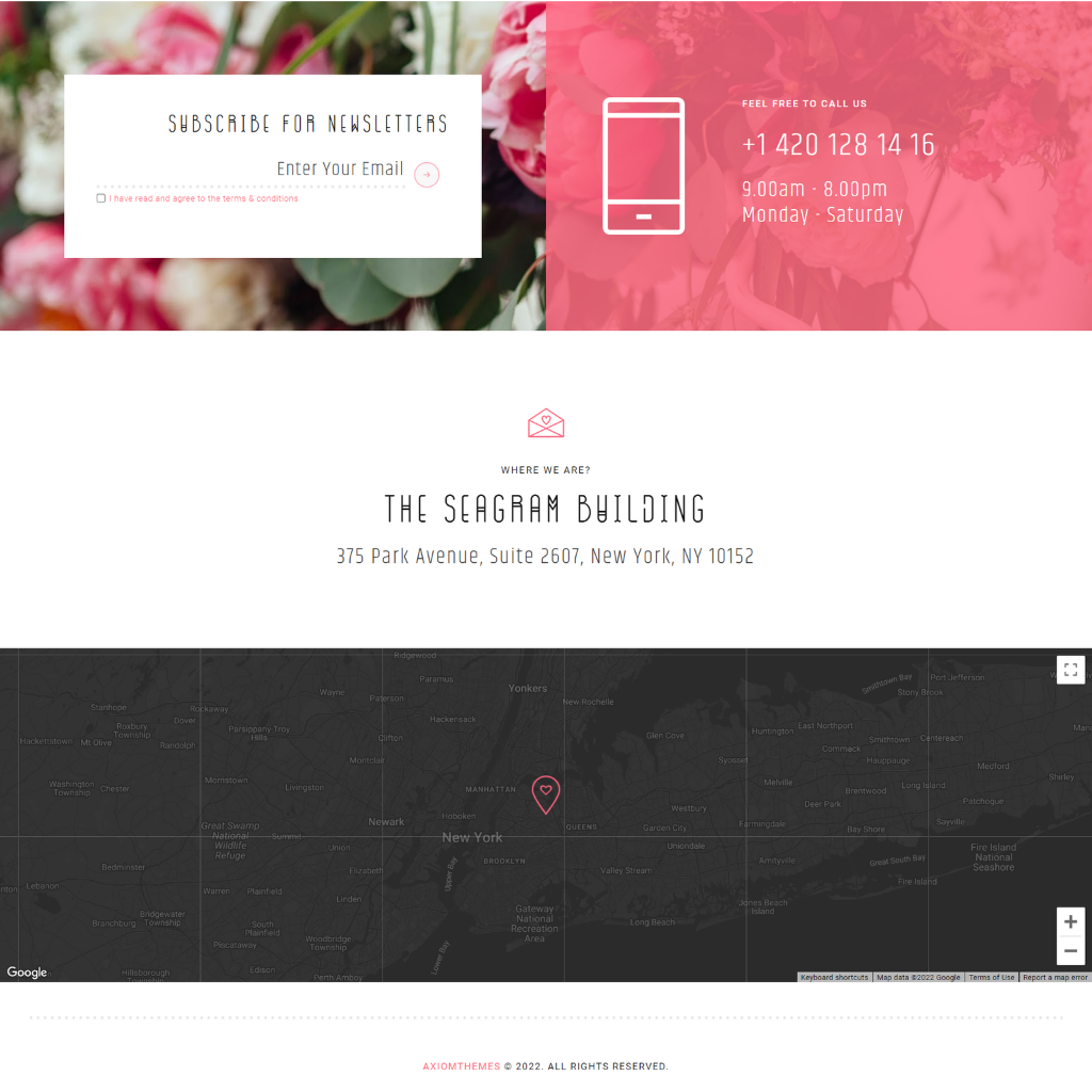 Wedding Event Planer WordPress Responsive Website