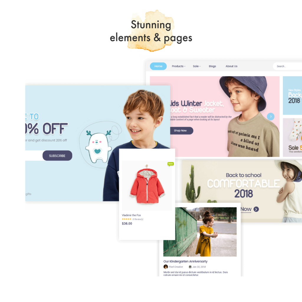 Multi Store Responsive Shopify  Shopping Website
