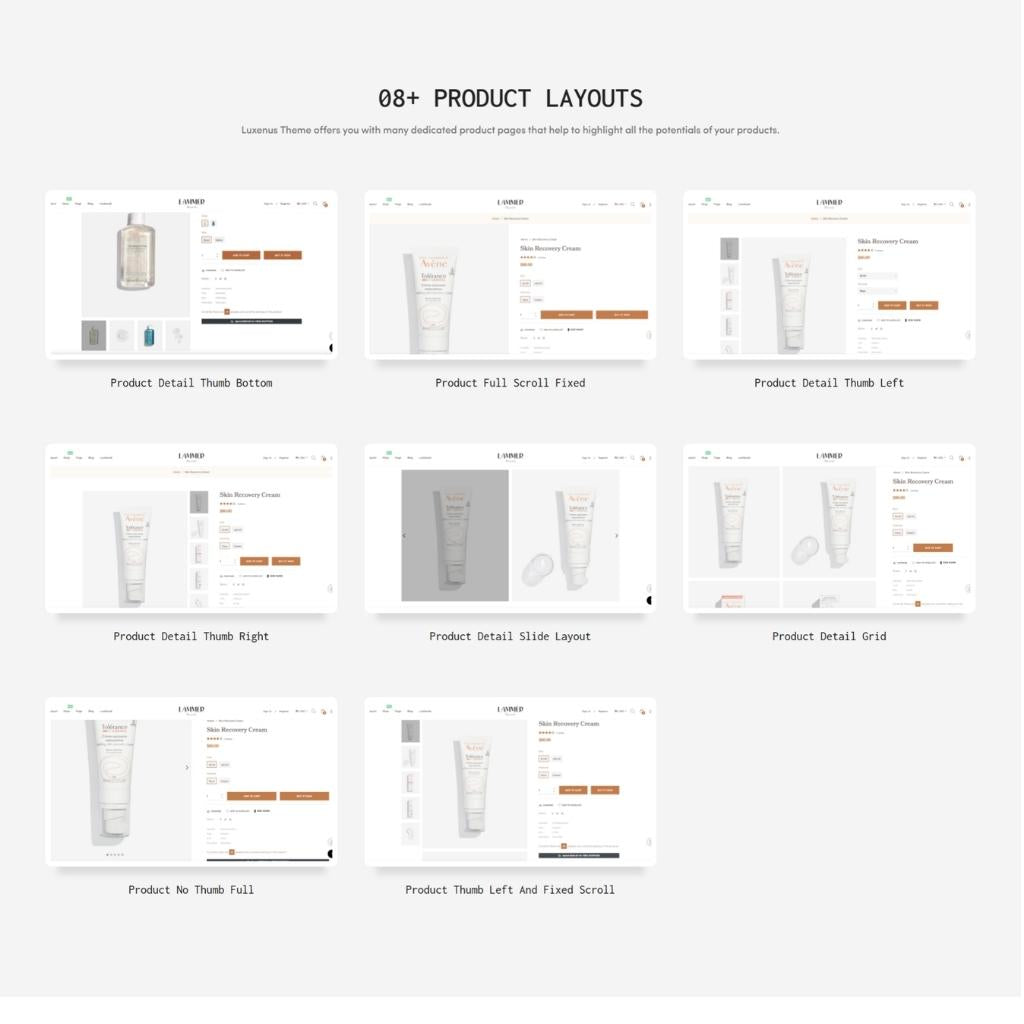Creative Beauty Product Shop Shopify Shopping Website
